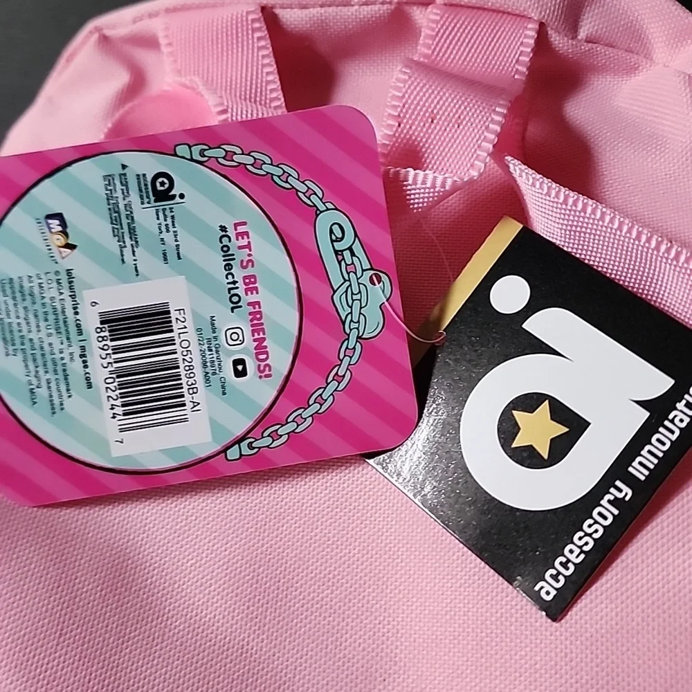 Lol Queen Kitty‎ Pink Sequin Cat Backpack